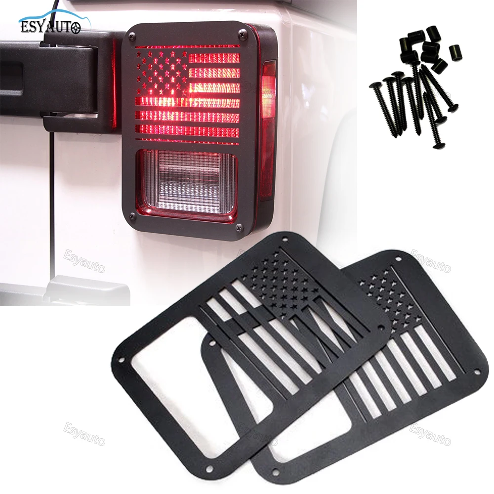 Dog Paw Style A Star Tail Lamp Tail Light Cover Trim Guards Protector For Rear Taillights