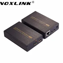 VOXLINK HDMI Extender over 60m Cat 5e/6 Cable HDMI Transmitter Receiver With IR Control EDID Managemet for HDTV STB DVD PS3
