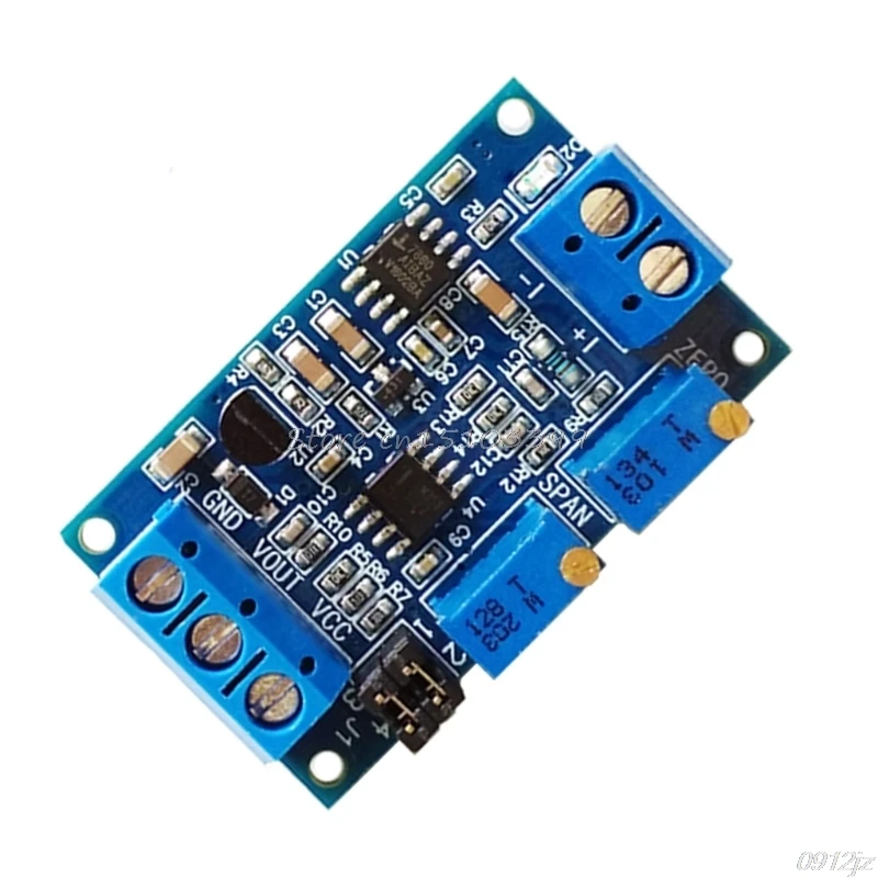 

Current To Voltage Module 0/4-20mA To 0-3.3V 5V 10V Voltage Transmitter 4XFD