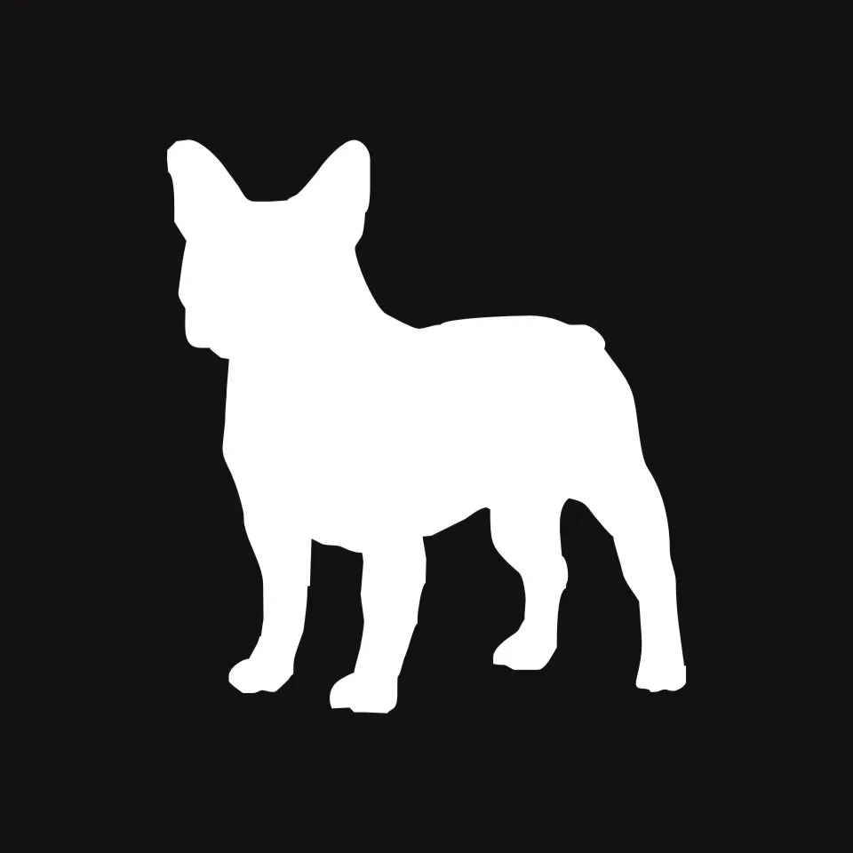 Cunymagos French Bulldog Personality Decal Sticker Car Styling Fashion Animal Decorative Stickers Vinyl Car Stickers 11.512 (4)