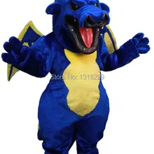 Талисман Синий Динозавр Дракон костюм талисмана необычные платья пользовательские фантазии косплей костюм тема mascotte карнавальный костюм