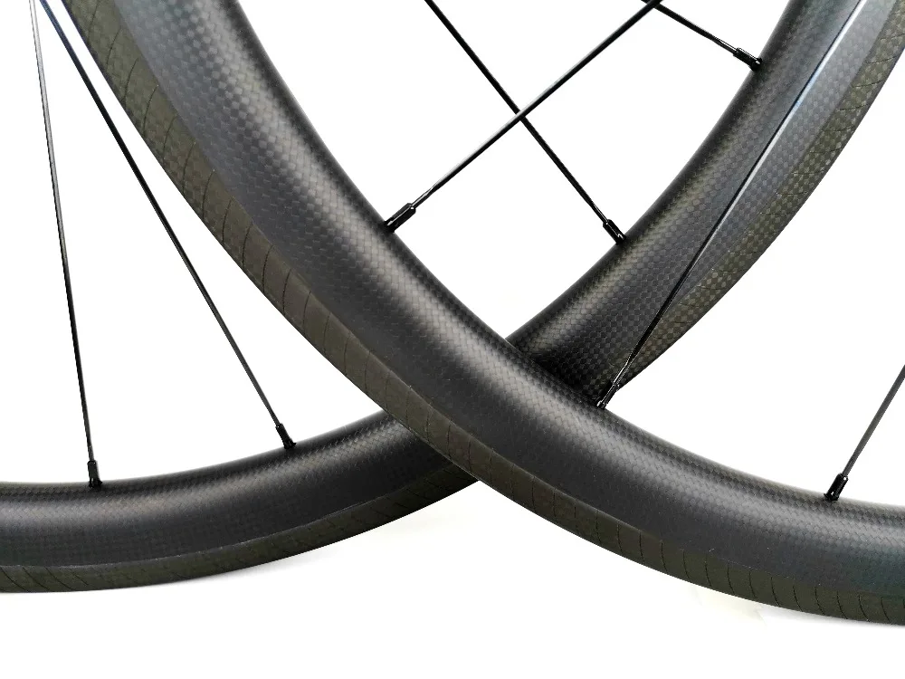 Excellent 700C 38mm depth 25mm width Road carbon wheels clincher/tubular carbon wheelset with Powerway R36 hubs, AC3 brake surface 3