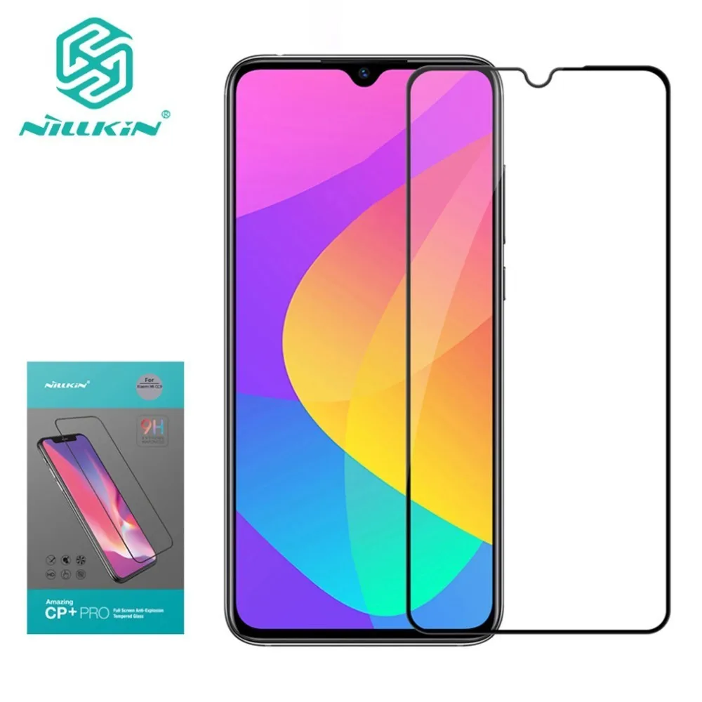 Закаленное стекло с полным покрытием для Xiaomi Mi CC9 NILLKIN CP + Pro полноэкранное