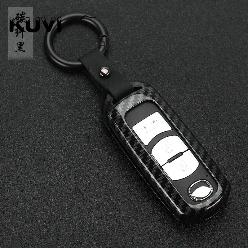 

Zinc alloy Carbon Fiber Car key cover case for Mazda 2 mazda 3 mazda 5 mazda 6 CX-3 CX-4 CX-5 CX-7 CX-9 Atenza Axela mx5