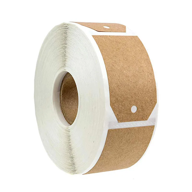 

600 labels/roll retro kraft paper gift packging tags stickers wedding decoration ramadan accessories home hand made stickers