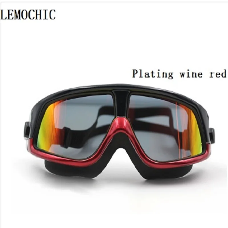 Lemochic nuevos hombres profesionales gafas natacion miopía alta calidad gafas de natación