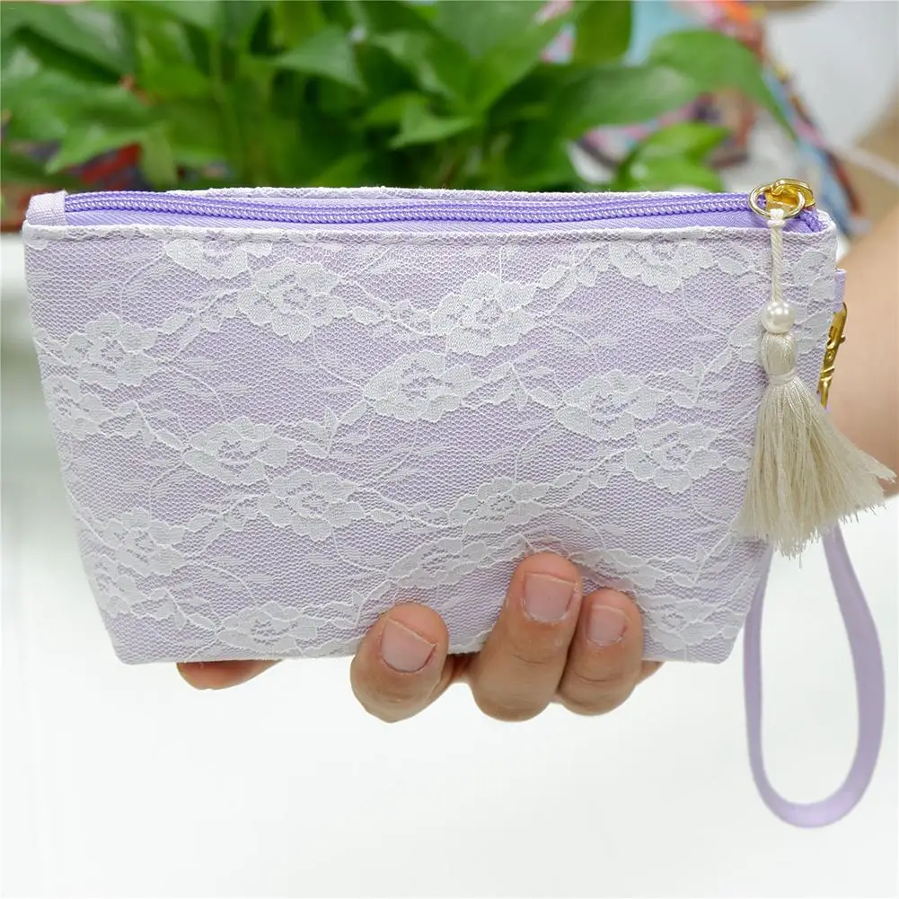 

10ML Ball Bottle Storage Cosmetic Bag Lace Portable Essential Oil Hand Carrying Bags For Women Fashion Elegant Organizer Bag