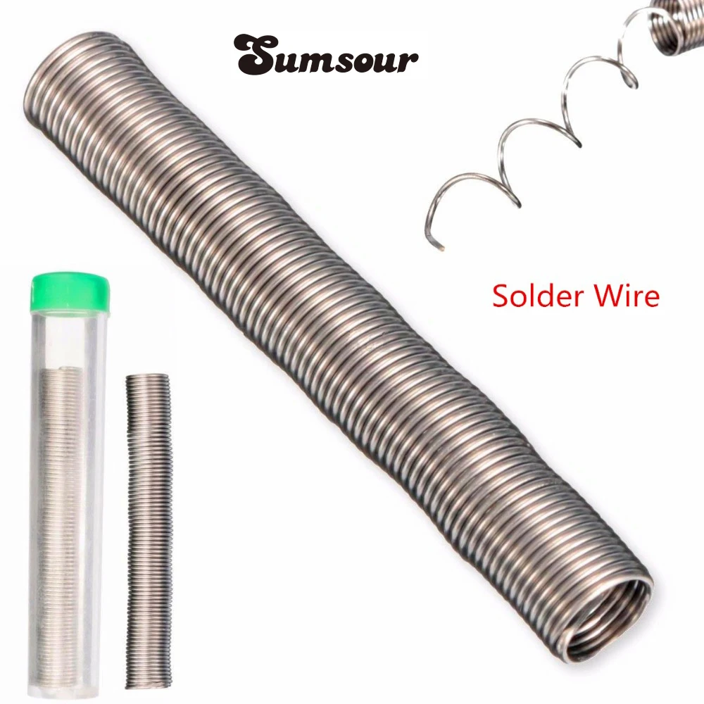 

Solder Wire High Pure No-clean Active Soldering Bright 63%Tie Pen Thread With 2.0% Flux 17g 1mm Length 300cm