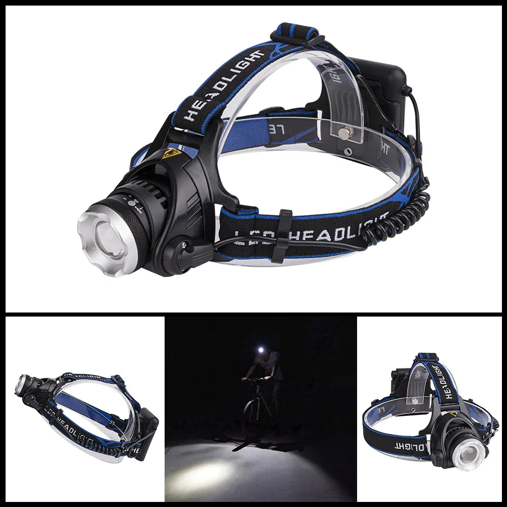 2000 Lumens XM L XML T6 LED Headlamp Headlight Flashlight Head Lamp