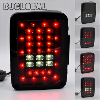 

BJGLOBAL US / EU Type Car LED Tail Light With Running Brake Turning Reverse Light Functions For Jeep Wrangler Jk 2007-2016