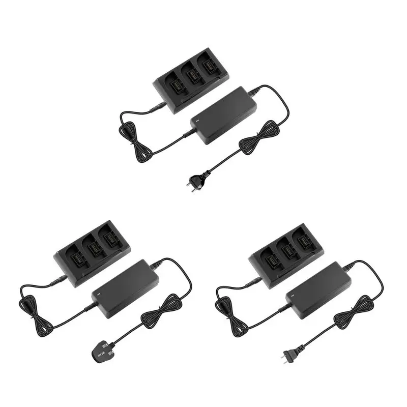 

1Set High Capacity Intelligent Battery Charger 3 Ports Fast Charging Adapter for Parrot Bebop 2 Drone/FPV Accessories