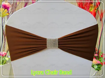 

1/2-Bling Diamond mesh Buckle- Spandex/Lycra/Expand Chair Bands/Chair cover sashes For Wedding Party Banquet Decorations