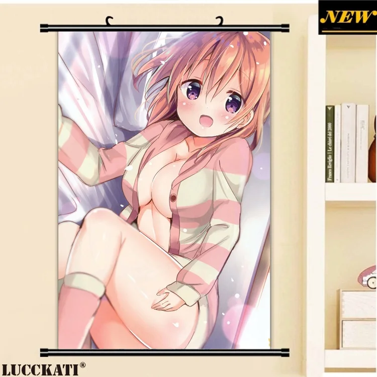 21 cleavage gochuumon_wa_usagi_desu_ka- hoto_cocoa kurou_(quadruple_zero) no_bra open_shirt tagme_