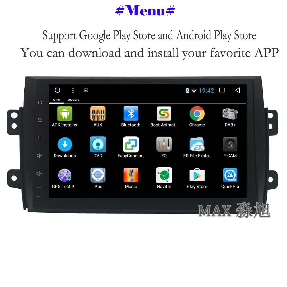 Cheap MAX GPS Navigation System Android 8.1.0 Car DVD For Suzuki SX4 2006 -2013 Car Radio RDS Bluetooth Call 4G WiFi SWC Free Map 2