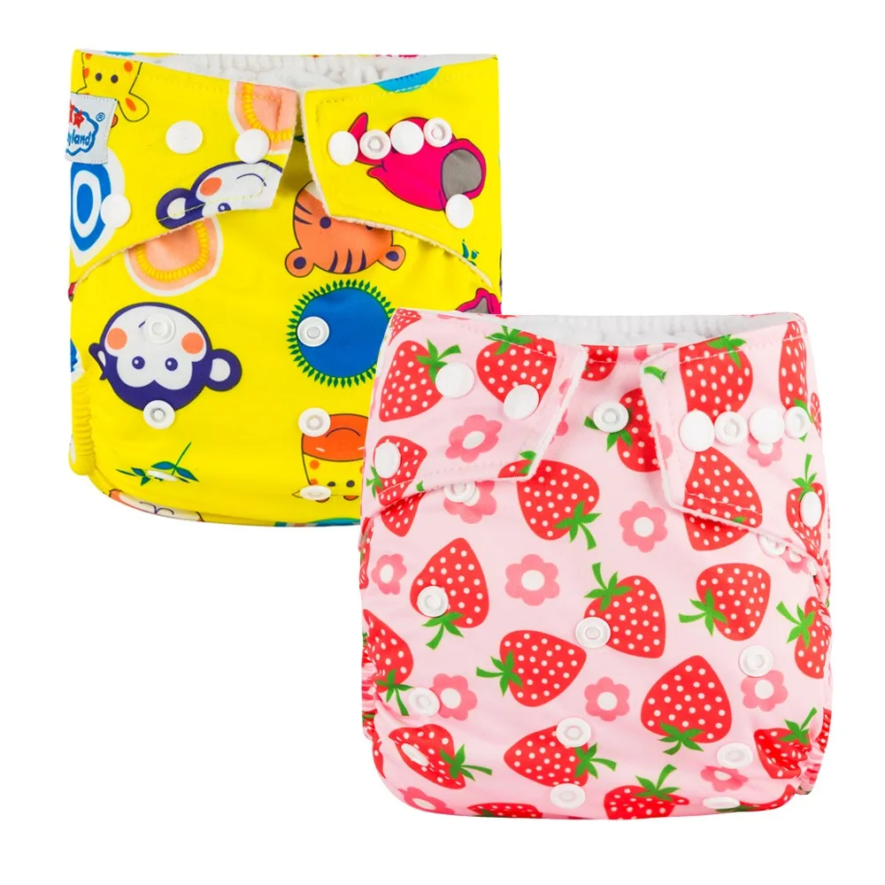 80 pieces Babyland Mixed Beautiful Prints cloth diapers , Polyester