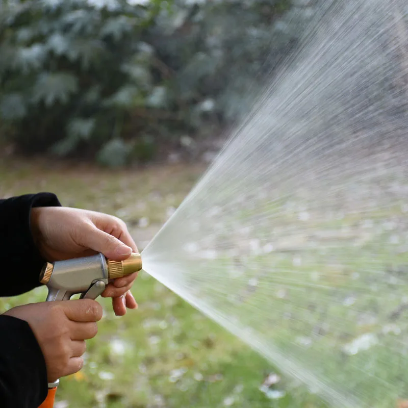 Flexible car Washing Water Gun Car Kit Water Jet Garden irrigation water Nozzle Watering Spray Sprinkler EVA Spring Tube 1pc
