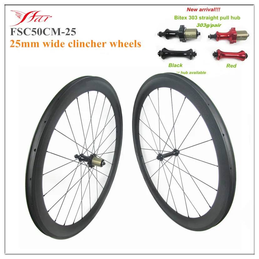 

Bitex ceramic anti bite 303 hub carbon wheels 38 50 60 88mm clincher 25mm wide carbon road wheelset Farsports china bike wheel