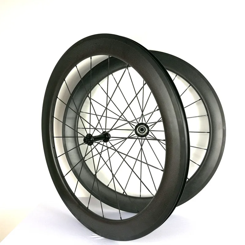 

Custom Sticker Road Carbon Wheels 38/45/50/60/88mm Depth 25mm Width Carbon Bicycle Wheels 700C Carbon Road Bike Wheelset