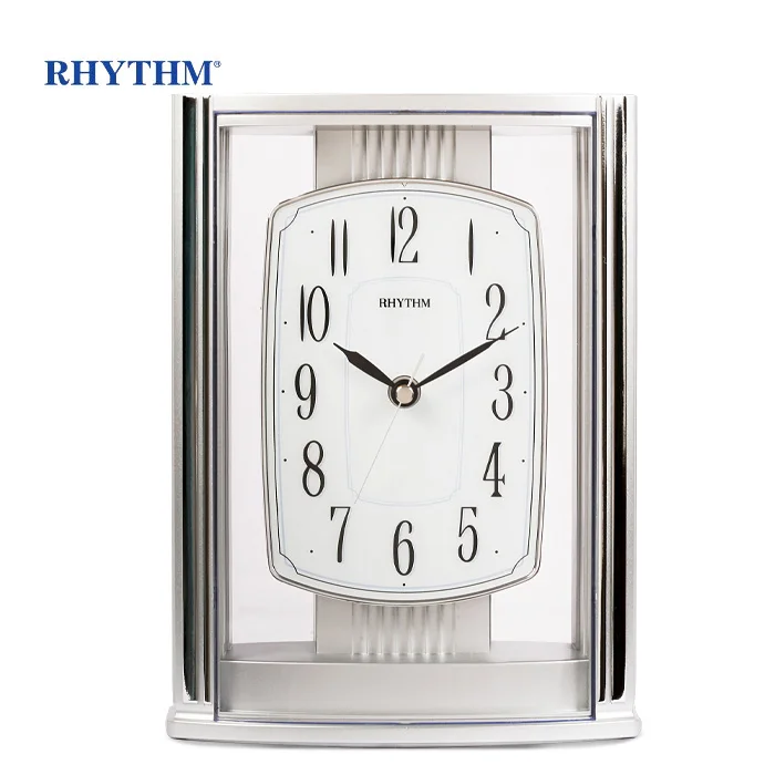 #Special Offers RHYTHM Brand Silent Jumping Movement Precise time Table Clock Living Room, Bedroom, Office Desk Clock ,Silver #Special Offers RHYTHM Brand Silent Jumping Movement Precise time Table Clock Living Room, Bedroom, Office Desk Clock ,Silver