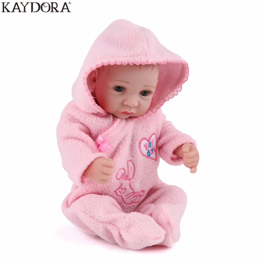 KAYDORA Reborn Babies силиконовая девочка 25 см куклы для детей Diy детские игрушки
