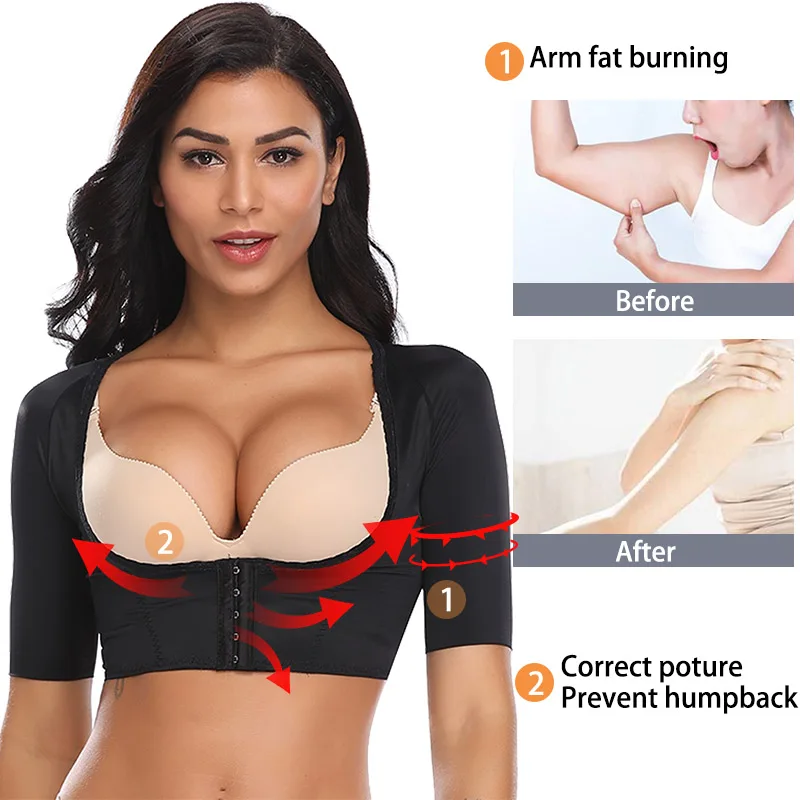 

Invisible Arm Shaper Women Shapers Shapewear Underwear Fajas Slimming Corset Corrector Posture Prevent Humpback Arm Fat Burning