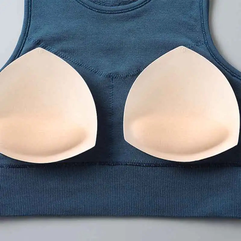  Shockproof Hollow Sports Bra Breathable Push Up Yoga Bra Sport for Gym Plus Size Seamless Fitness T