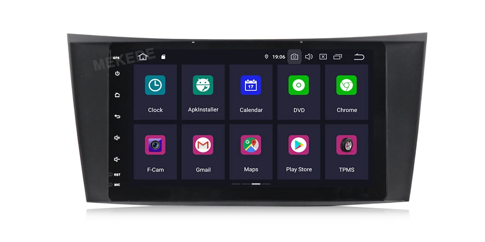 Perfect Mekede DSP IPS Android 9.0 quad core Car DVD Player GPS For Mercedes/Benz/E-Class/W211/E200/E220/E300/E350 with 4G wifi BT 21