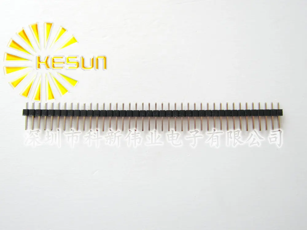 

200pcs/lot 2.54mm Single Row Male 1X40 Copper Pin Header Strip Good quality