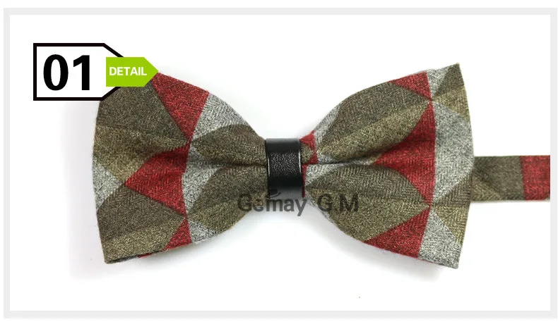 Хлопок и шерсть Bowties для Мужская мода Галстуки Регулируемая Для мужчин S Лук Галстуки классический предварительно связали галстук-бабочка тонкий Gravatas