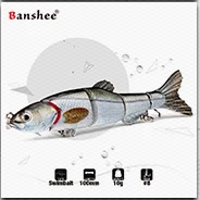 Banshee 100 мм 16 г плавающая приманка для рыбалки палка приманка для Пескарей искусственная Джеркбейт жесткие приманки блесны рыболовный Воблер для щуки/окуня рыбалка воблеры блесна зимняя рыбалка Воблер джеркбейт