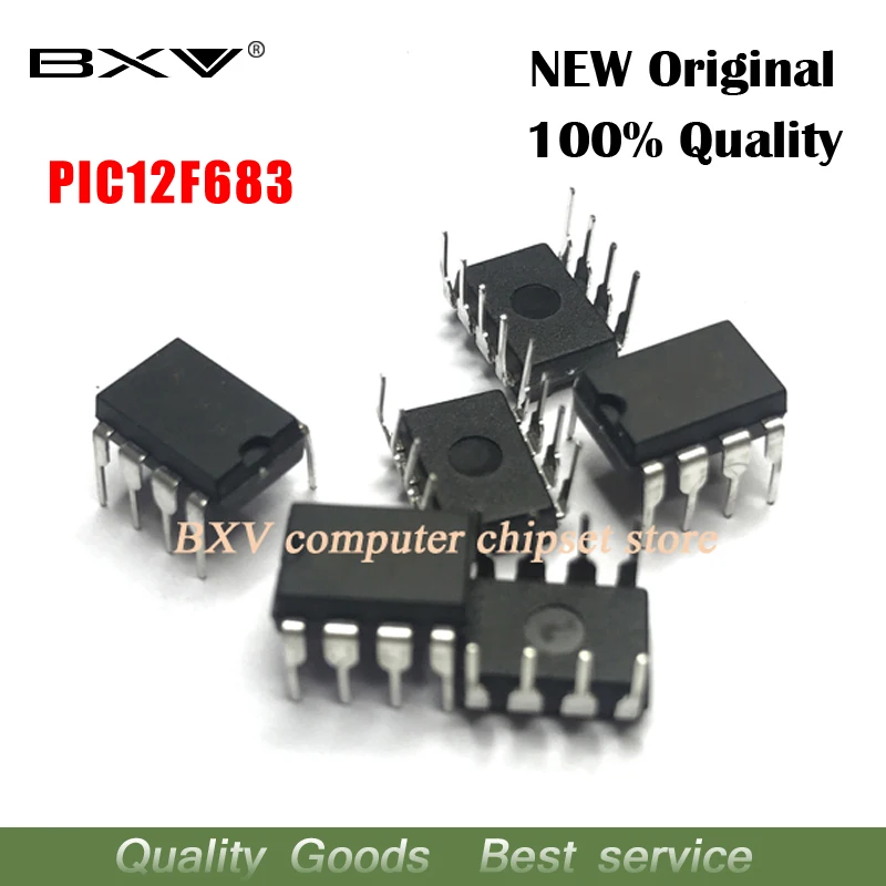 

2PCS PIC12F683-I/P PIC12F683 12F683 DIP-8
