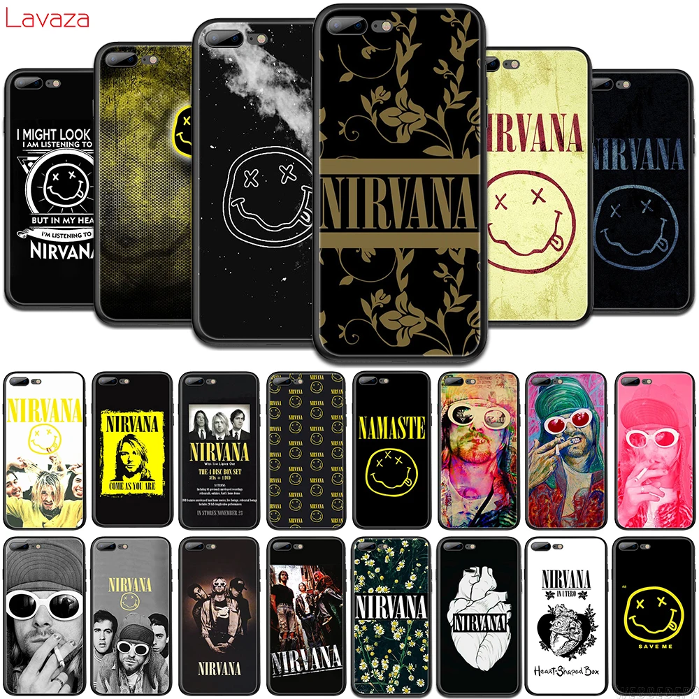Lavaza группа Нирвана ТПУ чехол для телефона OPPO F5 F11 R15 R17 Pro A1 A3S A5s A7 A37 A57 A73 A83 Мягкая