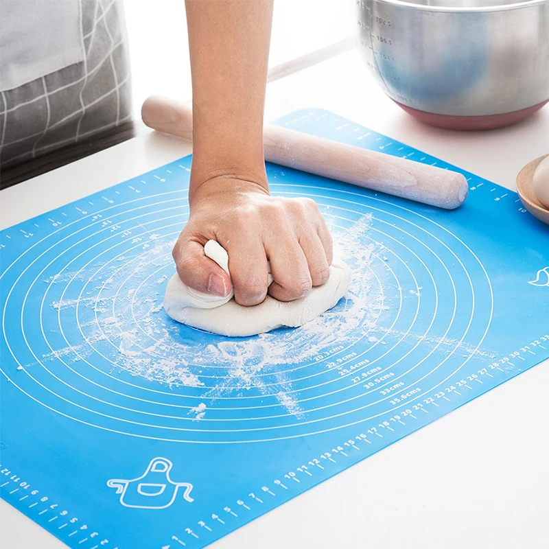

Silicone Baking Mat Kneading Dough Pad NonStick Flour Rolling Scale Mat Kneading Dough Pad Baking Pastry Rolling Mat Baking Tool