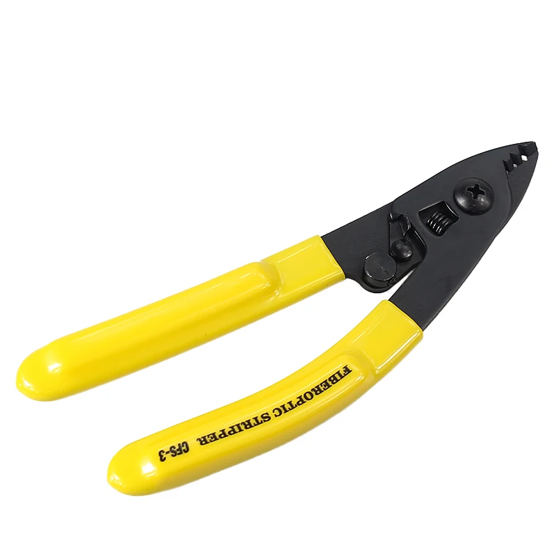 

10pcs Practical CFS-3 Three-port Fibre Stripper CFS-3 Fiber Stripping Pliers Wire Strippers Three Hole Stripper Plier for Miller