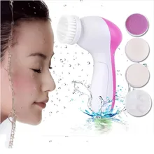 1pcs 5 In 1 Body Face Skin Care Cleaning Wash Brush SPA Facial Beauty Relief Massager Hot Selling