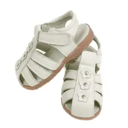 MUQGEW сандалии для младенцев Детские кожаные сандалии женские удобные летние дышащие повседневные туфли для детей младшего возраста с