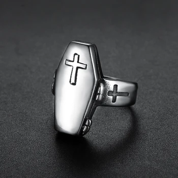 Vampire Casket Cross Ring2