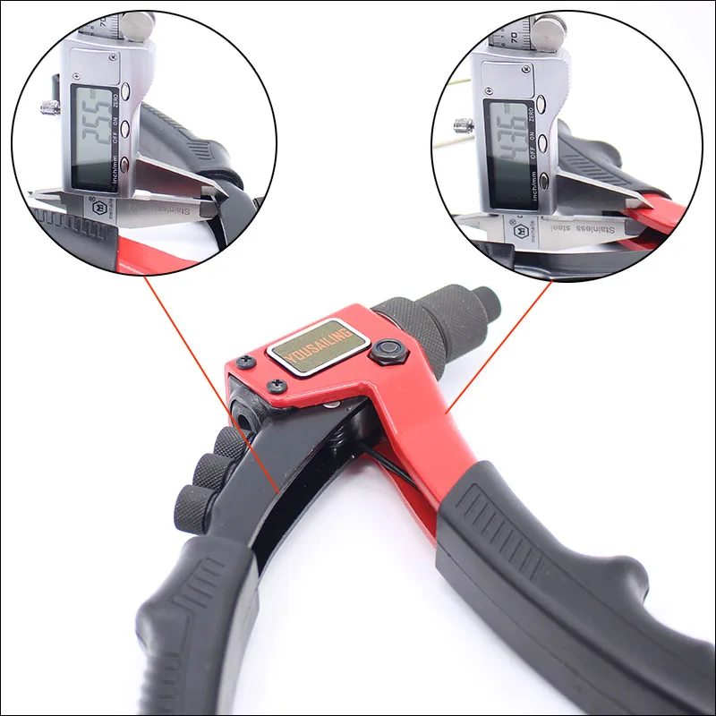 8" (200MM) Single Hand Blind Riveter Manual Riveting Tool Hand Rivets Gun