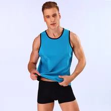 S-5XL, укрепление тела, Корректирующее белье для мужчин, термо-неопреновый жилет для сауны, для похудения, для талии, триммера, для тела, Плотного размера плюс