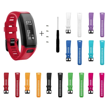 

Replacement for Garmin vivosmart HR Silicone Bracelet Strap Wristband Solid Color Wrist Band