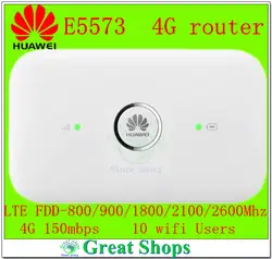 Открыл 4G Wi-Fi роутера e5573 Huawei e5573s-320 мобильную точку доступа 4G LTE МИФИ маршрутизатор dongle pk e5776 e589 e5878 e5372 e5577 E5172