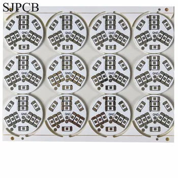 

SJPCB Round PCB in Panelization with 5mm or 10mm Border Crack Edge Circuit Board