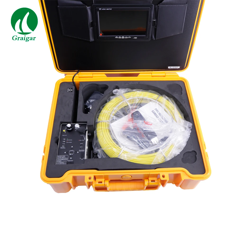 

710DNLK Pipe Inspection Camera 7 inch TFT Color Monitor with 512 Transmitter