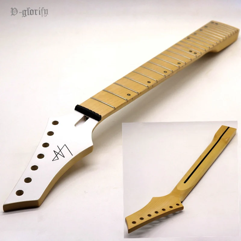 

26.5 inch scale length 7 string guitar neck with middle line 24Ffret