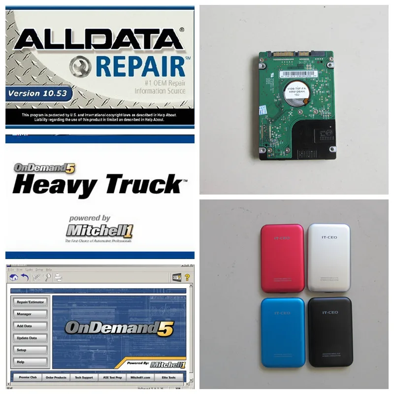  2017 alldata 1053 software de reparación automática alldata y mitchell a petición 2015 + camión pes