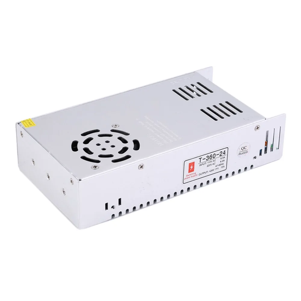 

Universal 360W 24V 15A Switching Power Supply for LED Strip Lights Professional Regulated Switch Power Supplies