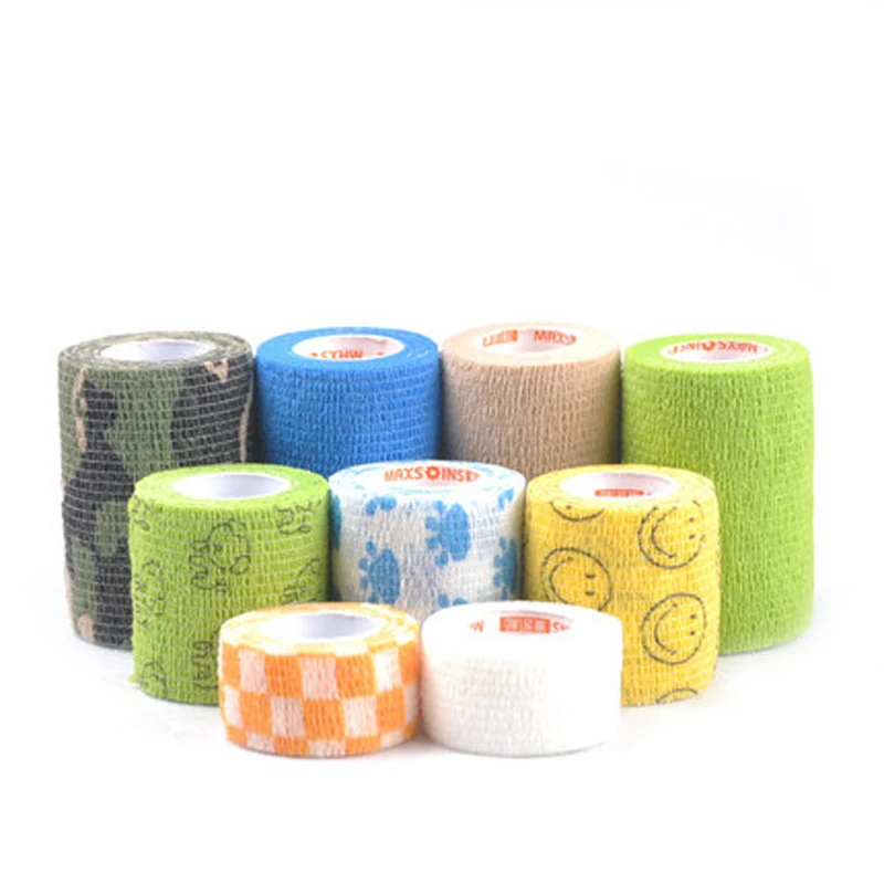 10 PCS First Aid Medical Body Care Treatment Self Adhesive Elastic