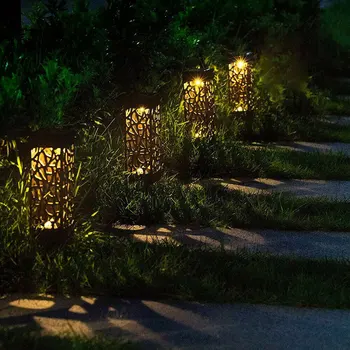 

Solar Power LED Path Lights Landscape Lawn Light Garden Decoration Patio Lamp ALI88