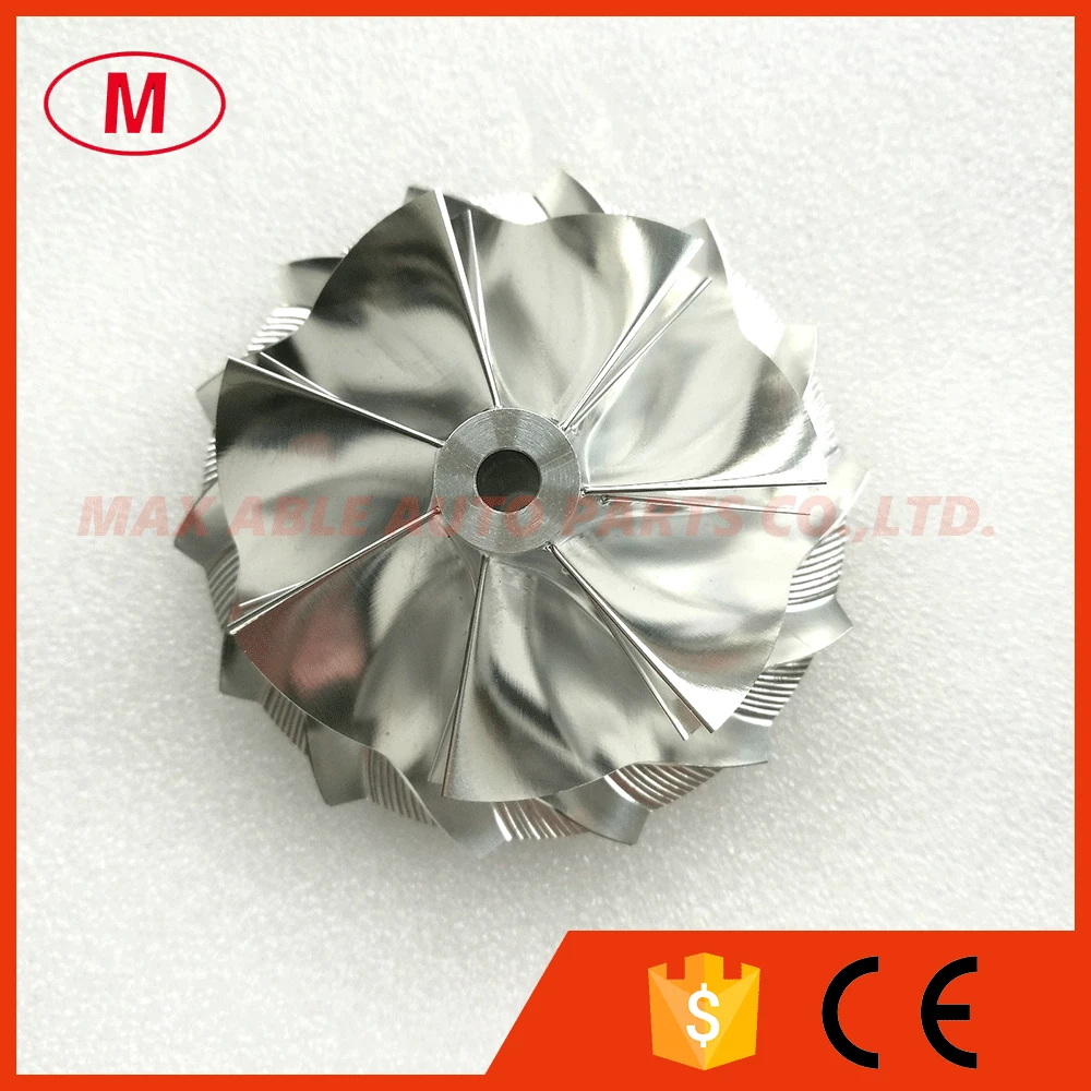 

K16 High Performance Turbo Turbocharger Aluminum 2618/Milling/Billet Compressor wheel 57.00/71.00mm 7+7 blades Forward