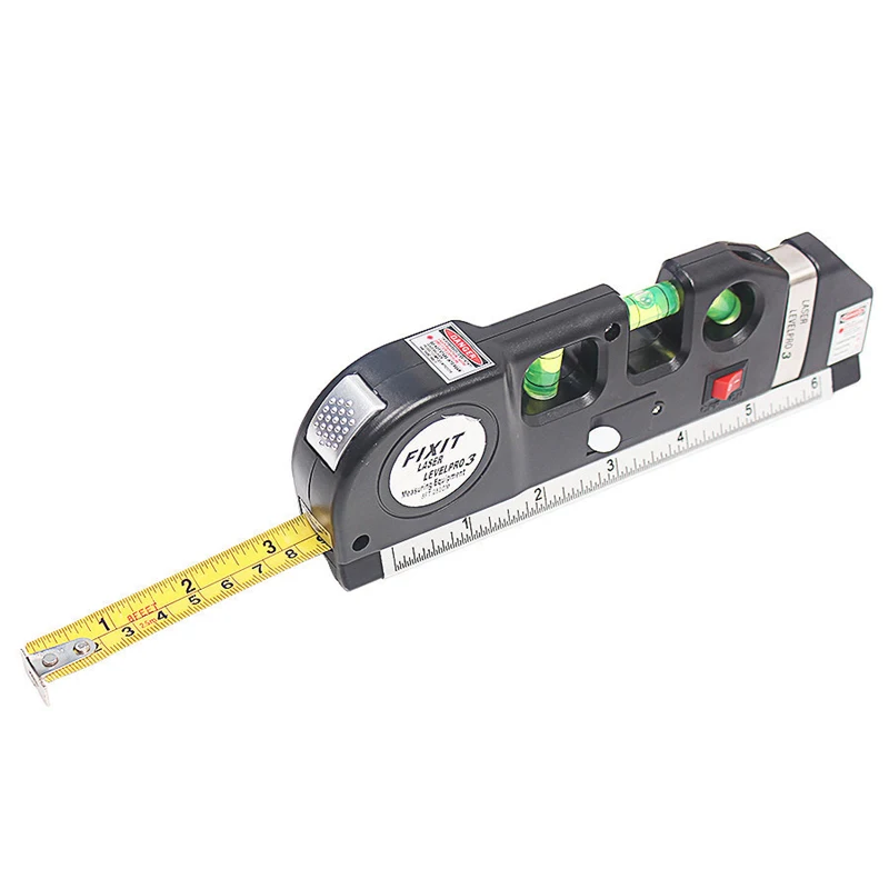 3 линии инфракрасный лазерный нивелир горизонтальный счетчик лента Весы измерения инструмента вертикальное измерение оборудование со штативом